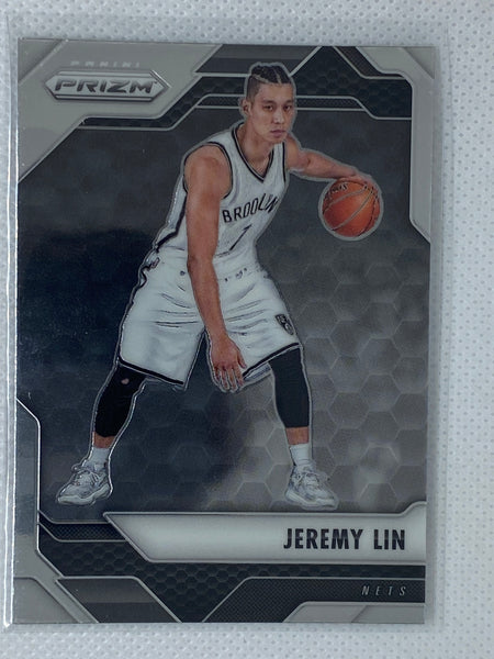 2016-17 Panini Prizm Brooklyn Nets Basketball Card #161 Jeremy Lin