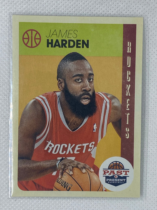 2012-13 Panini Past and Present Houston Rockets Basketball Card #22 James Harden