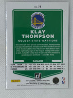 2021-22 Panini Donruss NBA Basketball Klay Thompson Base Card #73 Warriors