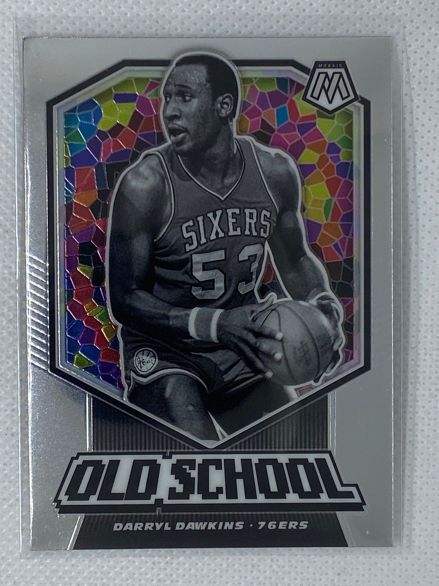 2019-20 Panini Mosaic Old School #10 Darryl Dawkins - Philadelphia 76ers