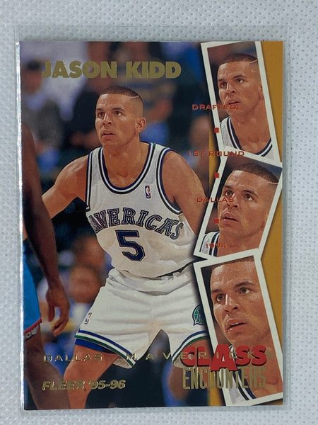 1995-96 Fleer Class Encounters Dallas Mavericks Basketball Card #6 Jason Kidd